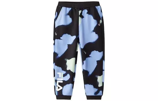 Детские трикотажные спортивные штаны FILA, цвет Full Print 2
