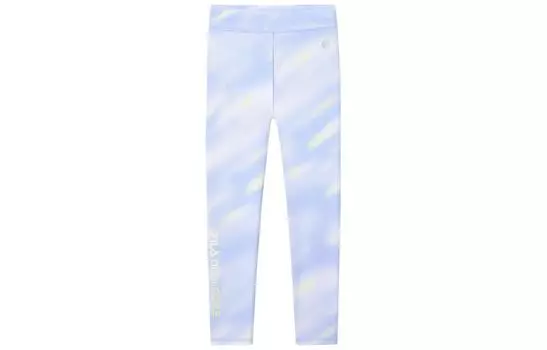 Детские трикотажные спортивные штаны FILA, цвет Full print one-ZA