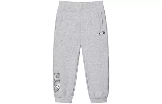 Детские трикотажные спортивные штаны FILA, цвет Gray