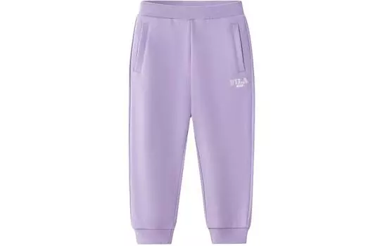 Детские трикотажные спортивные штаны FILA, цвет Heart edge purple