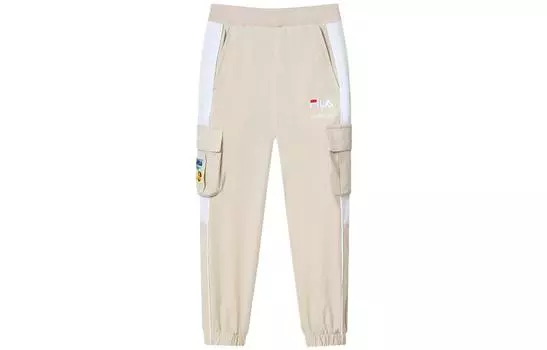 Детские трикотажные спортивные штаны FILA, цвет Khaki