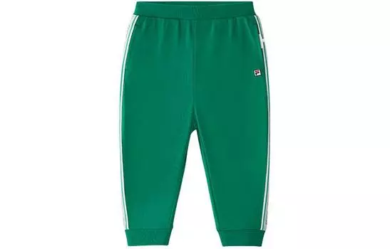 Детские трикотажные спортивные штаны FILA, цвет Lots of green