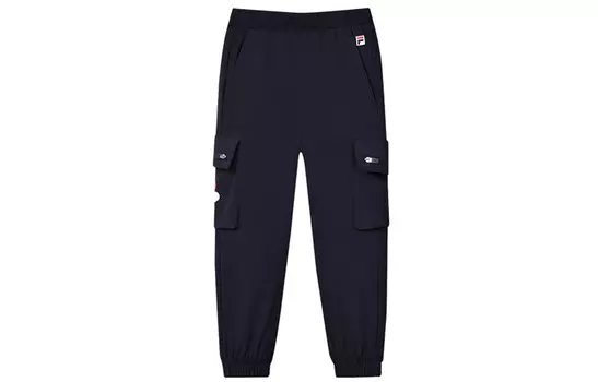 Детские трикотажные спортивные штаны FILA, цвет Navy