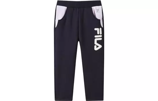 Детские трикотажные спортивные штаны FILA, цвет Navy