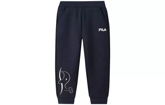 Детские трикотажные спортивные штаны FILA, цвет Navy