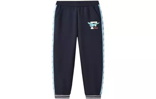 Детские трикотажные спортивные штаны FILA, цвет Navy