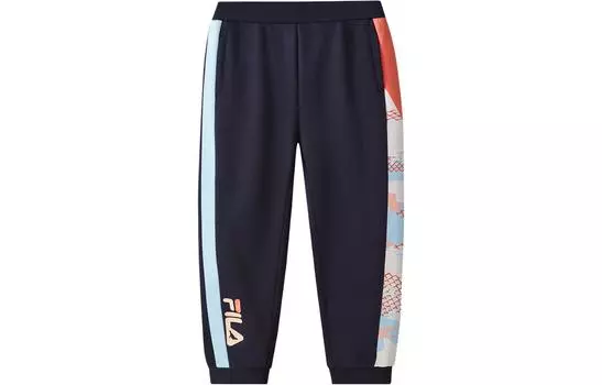 Детские трикотажные спортивные штаны FILA, цвет Navy