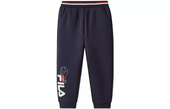 Детские трикотажные спортивные штаны FILA, цвет Navy