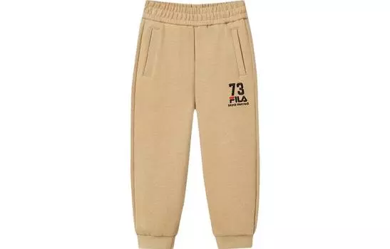 Детские трикотажные спортивные штаны FILA, цвет Palm khaki