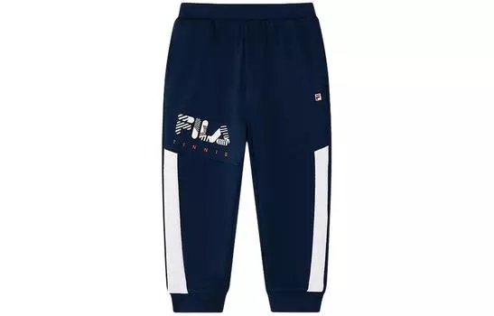Детские трикотажные спортивные штаны FILA, цвет Tahoe Blue