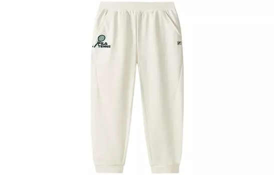 Детские трикотажные спортивные штаны FILA, цвет White