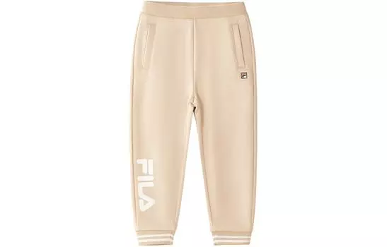 Детские трикотажные спортивные штаны FILA, цвет Yunni khaki