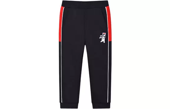 Детские трикотажные спортивные штаны Fila Kids, темно-синий