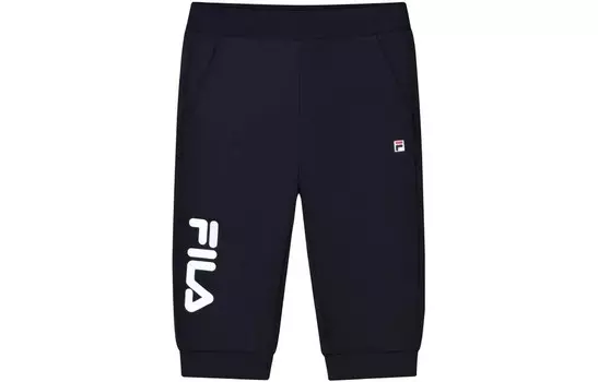 Детские трикотажные спортивные штаны Fila Kids, темно-синий