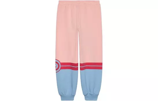 Детские трикотажные спортивные штаны GUCCI, цвет Pink