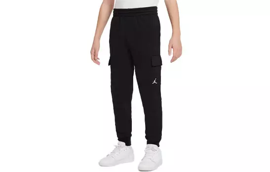 Детские трикотажные спортивные штаны Jordan, Черный