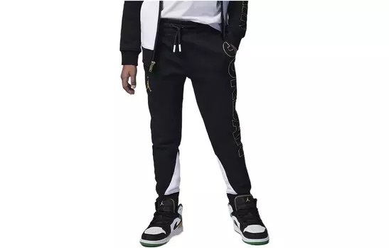 Детские трикотажные спортивные штаны Jordan, черный