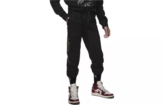 Детские трикотажные спортивные штаны Jordan, черный