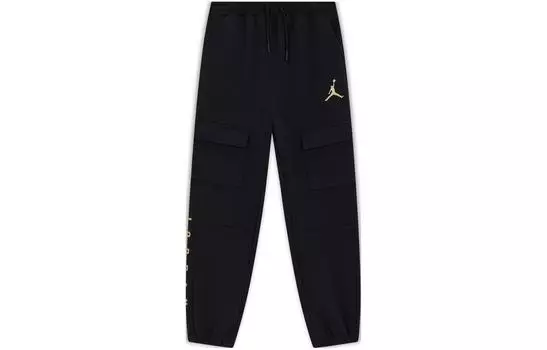 Детские трикотажные спортивные штаны Jordan, цвет Black