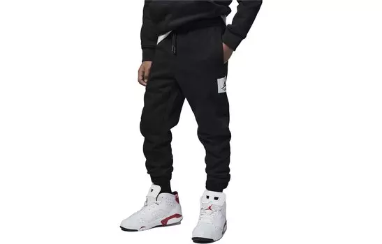 Детские трикотажные спортивные штаны Jordan, цвет Black