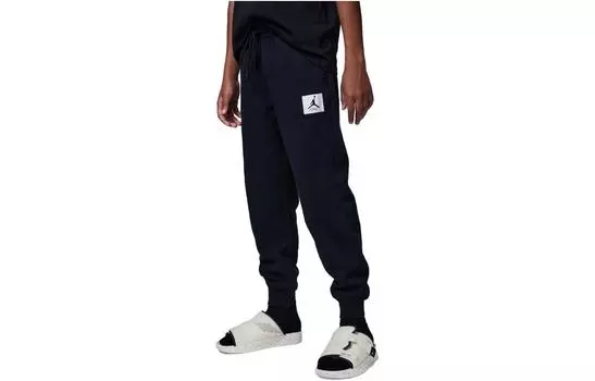 Детские трикотажные спортивные штаны Jordan, цвет Black