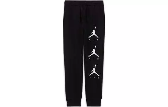 Детские трикотажные спортивные штаны Jordan, цвет Black