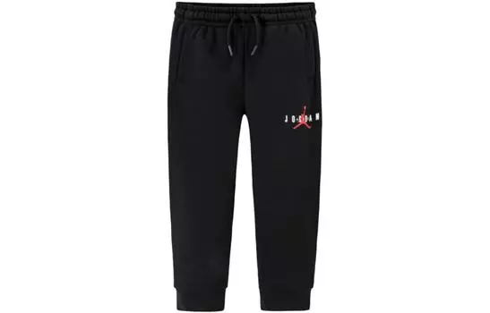 Детские трикотажные спортивные штаны Jordan, цвет Black