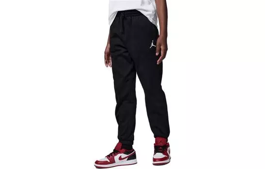 Детские трикотажные спортивные штаны Jordan, цвет Black