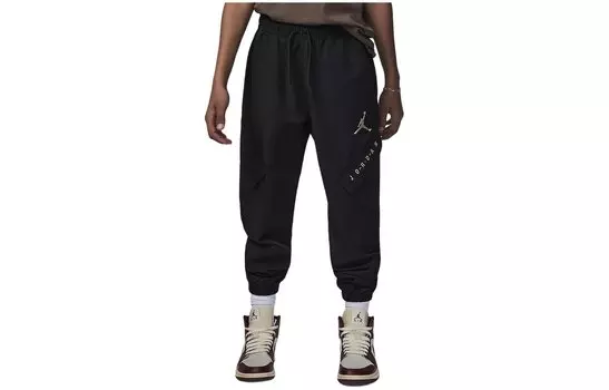 Детские трикотажные спортивные штаны Jordan, цвет Black