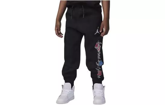 Детские трикотажные спортивные штаны Jordan, цвет Black