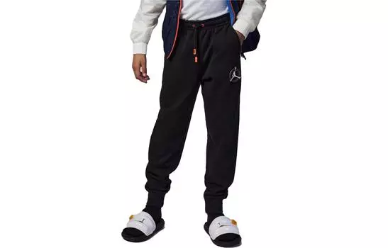 Детские трикотажные спортивные штаны Jordan, цвет Black