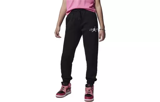 Детские трикотажные спортивные штаны Jordan, цвет Black
