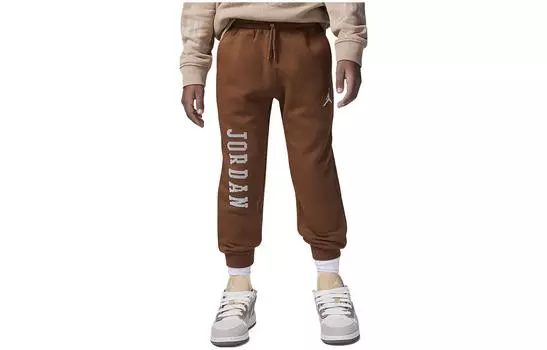 Детские трикотажные спортивные штаны Jordan, цвет Brown