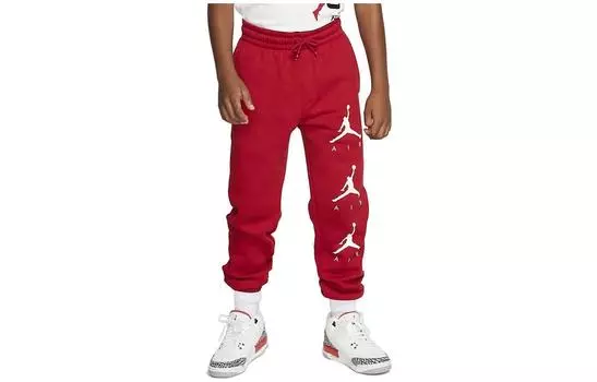 Детские трикотажные спортивные штаны Jordan, цвет Red