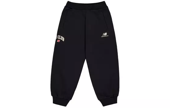 Детские трикотажные спортивные штаны New Balance, черный