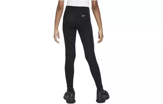 Детские трикотажные спортивные штаны Nike, черный