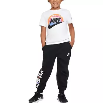 Детские трикотажные спортивные штаны Nike, черный