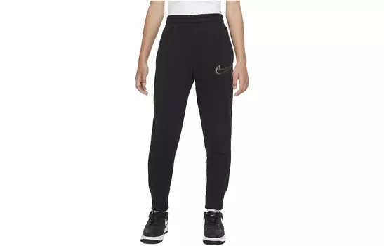 Детские трикотажные спортивные штаны Nike, черный