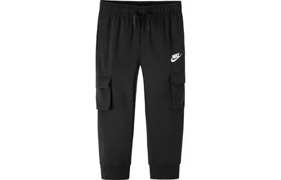Детские трикотажные спортивные штаны Nike, черный