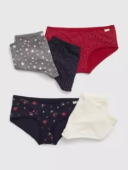 Детские трусики, 5 пар. Gap, мультиколор