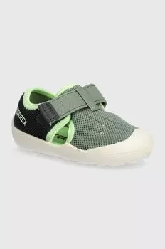 Детские туфли adidas Terrex, зеленый
