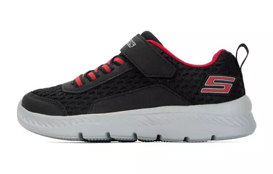 Детские удобные кроссовки Flex 2.0 GS Low-top черного/красного цвета Skechers