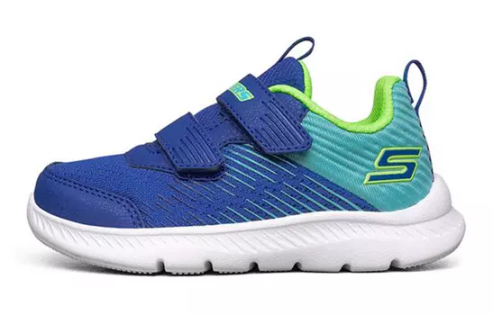 Детские удобные кроссовки Flex 2.0 PS Low-top синего цвета Skechers