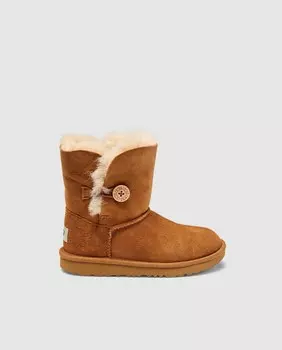 Детские угги UGG с застежкой на пуговицы UGG, светло-коричневый