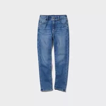 Детские ультраэластичные мягкие джинсы UNIQLO, синий