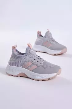 Детские унисекс кроссовки Ice Powder из удобной дышащей ткани на шнуровке TONNY BLACK