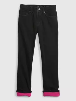Детские утепленные джинсы подружки Gap, черный