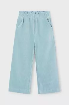 Детские вельветовые брюки Mayoral, бирюзовый
