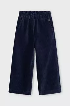 Детские вельветовые брюки Mayoral, темно-синий