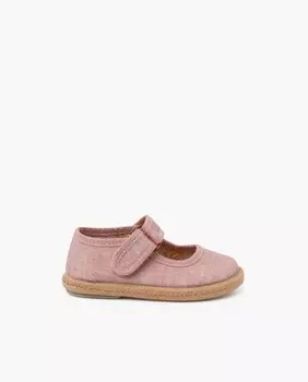 Детские вещи Mary Janes из органического хлопка для девочек Pisamonas, розовый